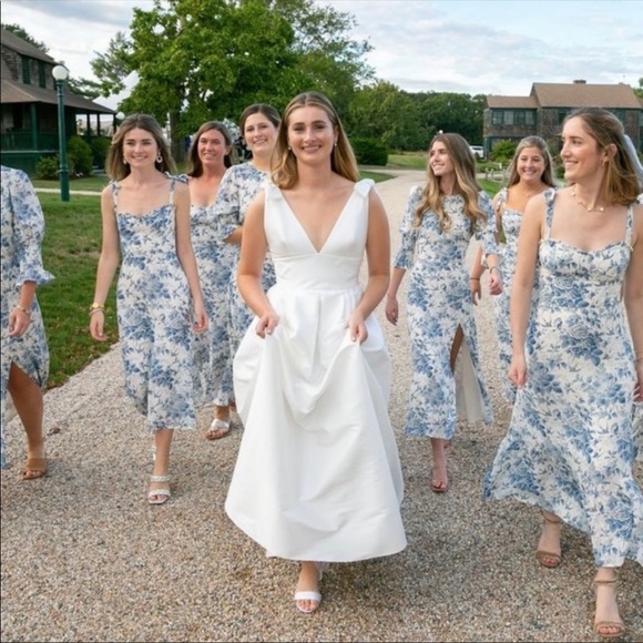 Reformation Nikita dress   Pompadour  AUTHENTIC - Picture 9 of 14